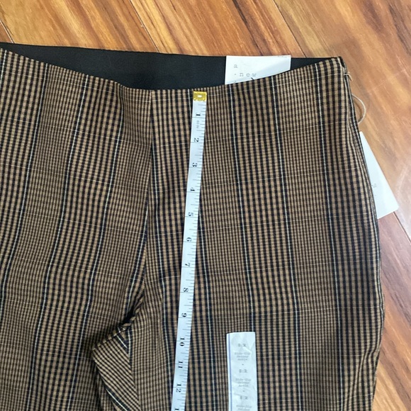 A new day black & gold checked pants, size 8R, NWT. - Picture 5 of 13